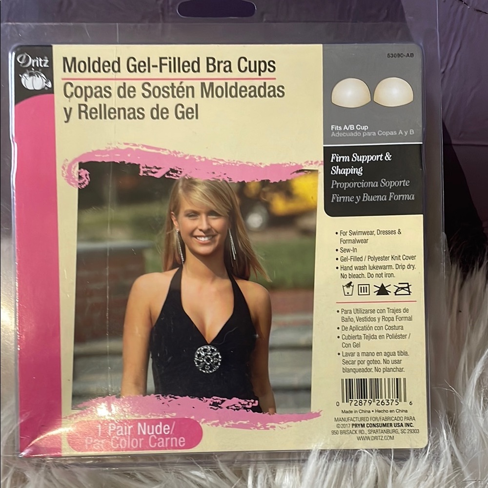 Drtiz Molded Gel-Filled Bra Cups Nude